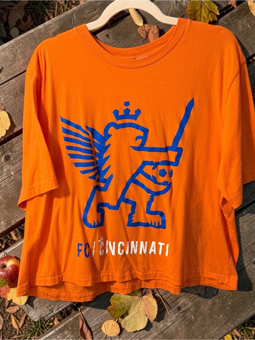 FC Cincinnati Graphic Tee MLS Soccer Fan Shirt Orange 2X